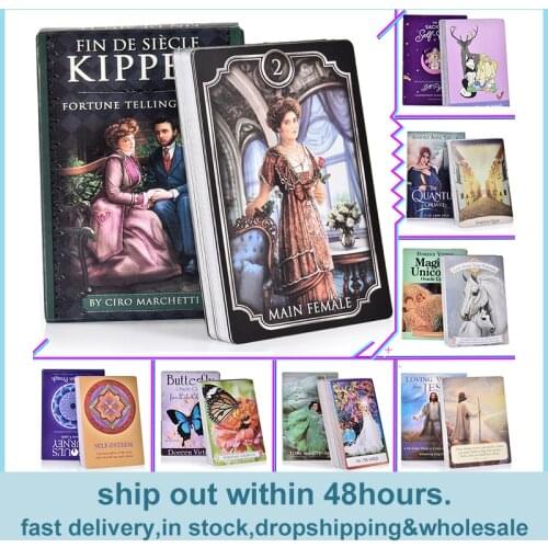 39-Card FIN DE SIÈCLE SIECLE KIPPER Fortune Telling Deck Oracle Cards Deck Ciro Marchetti Esoteric Game New Ciro Marchetti