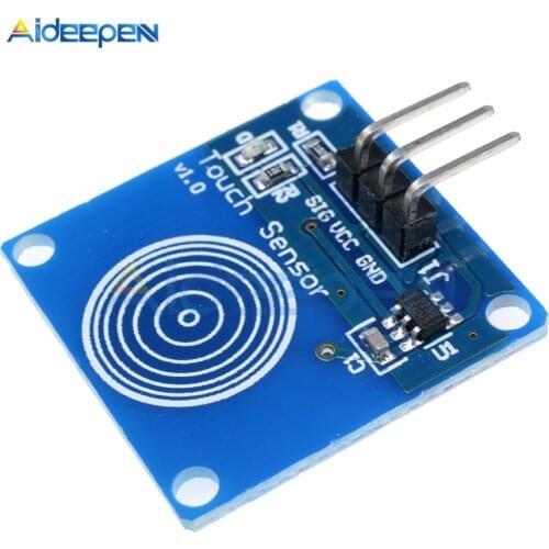 5PCS TTP223 TTP223B 1 Channel Jog Digital Touch Sensor Capacitive Touch Touch Switch Modules Accessories For Arduino 2-5.5V