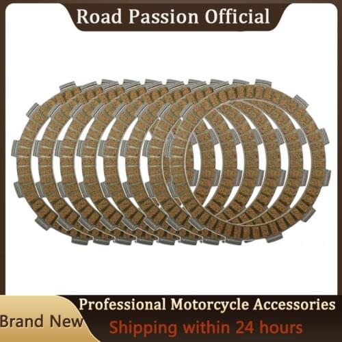 Road Passion 8pcs Motorcycle Clutch Friction Plates Kit For SUZUKI DR650SE DR650 DR 650 SE 1996-2014 DR750S DR750 750 S 1988