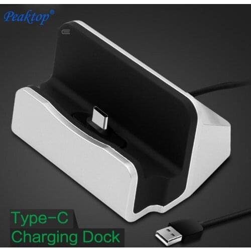For Oneplus 5t 6 Type-C USB iPhoneX Android Fast Sync Data Phone Charger Dock Stand Station Desktop Charging For Huawei Xiaomi