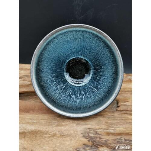 Jianzhan Tianmu glaze tea cup ceramic silver hair handmade Chinese porcelain is most suitable for tea ceremony