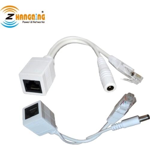 3 Pairs a lot POE Cable Power Over Ethernet 100Mbps Passive 12V PoE Injector Splitter Cable Kit In Transmission cables