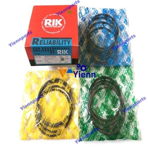 For Mitsubishi S4L S4L2 Piston Ring Set 31A17-00010 STD Size TYM T303 T353 Tractors S4L S4L2 Diesel engine repair parts
