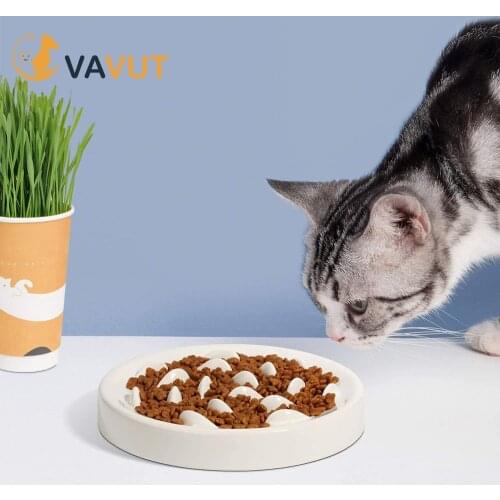 Feeding Cat Toys Interactive Prevent Choking Eat Slowly Toys for Cats Kitten Dogs Toys Bowl Refuse Obesity Cat Accessories Bowl