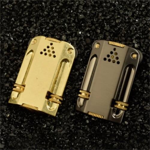 Creative Double Wheel Kerosene Lighter Retro Metal Brass Material Kerosene Cigarette Lighter Mens Smoking Cigar Gadget Exquisit