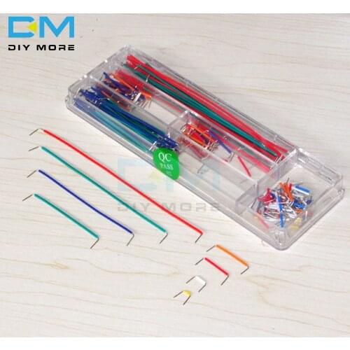 140Pcs U Shape Shield Solderless Breadboard Jumper Cable Wires Kit for Arduino Diy Kit Electronic PCB Board Module