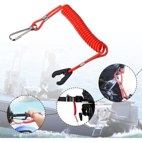 Boat Motor Kill Stop Switch & Safety Tether Lanyard For Yamaha Honda Tohatsu Nissan Outboard Motor Boat Accessories Marine 2019