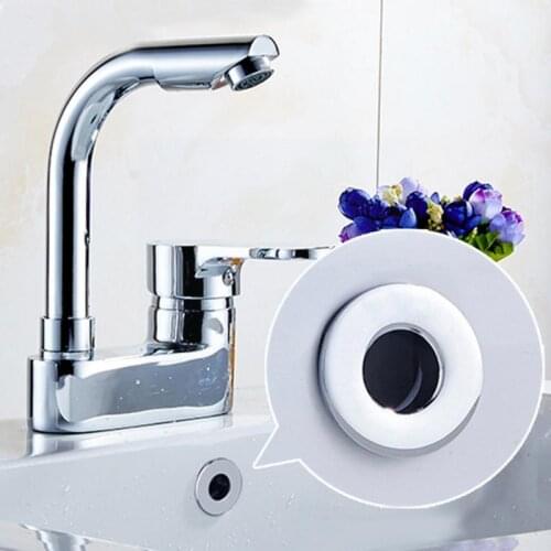 Wash Basin Overflow Cover Decorative Cover Washbasin Plug Basin Sprinkler Overflow Basin Accessories Cover V2T8
