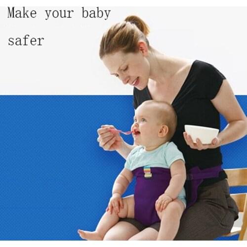 Portable child seat baby BB dining chair/safety belt Creative baby dining belt