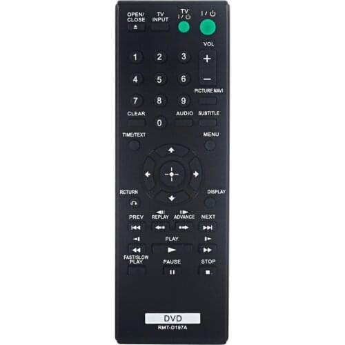 Remote control For sony DVD Player RMT-D197A DVPSR201P 210P DVPSR405P DVPSR510H DVPSR320 DVPSR405P DVP-SR750HP DVPSR100 DVPSR120