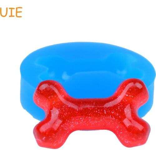 PYL537U 31.8mm Dog Bone Silicone Mold - Fondant, Cake Decoration Craft, Polymer Clay, Gum Paste, Chocolate, Resin, Soap Mold