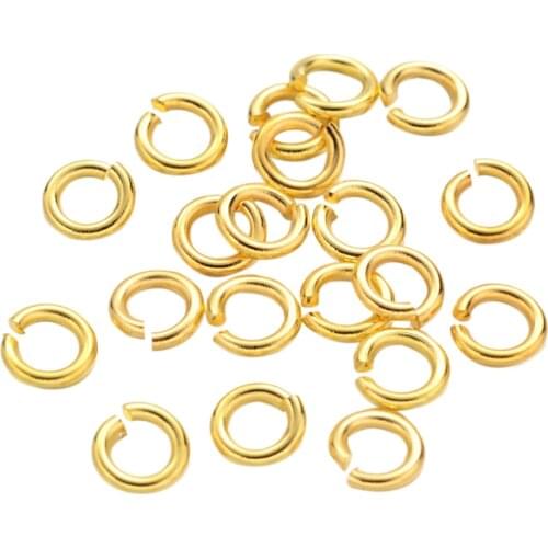 High Quality Jump Rings Split Loop Rings Connectors For Handmade Necklace Bracelet DIY Jewelry Making Accessories About 120pcs