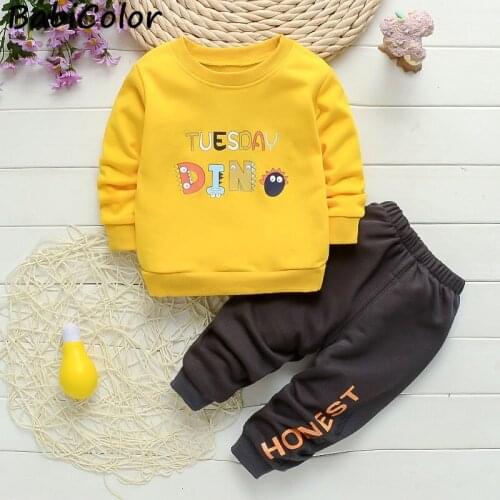 Boys sports 2pcs Clothes Set Baby Kids Children Spring Autumn Long Sleeve Blouse Shirt+Jeans Pant clothes