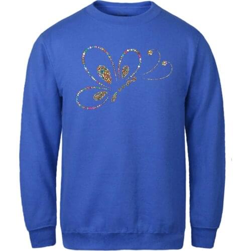 Butterfly Sweatshirt For Mens Streetwear Fleece Hoody Male Standard Outwear Pullovers Homme Retro 2020 New Sudaderas Masculino