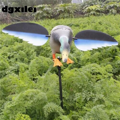 2017 Russian Wholesale Outdoor Duck Decoys For Hunting Remote Control 6V Plastic Xilei Duck With Magnet Spinning Wing From Xilei