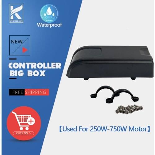 Electric Bicycle Waterproof Controller Box 250W 350W 500W 750W Ebike Big Controller Plastic Case For Ebike Conversion Kit Parts
