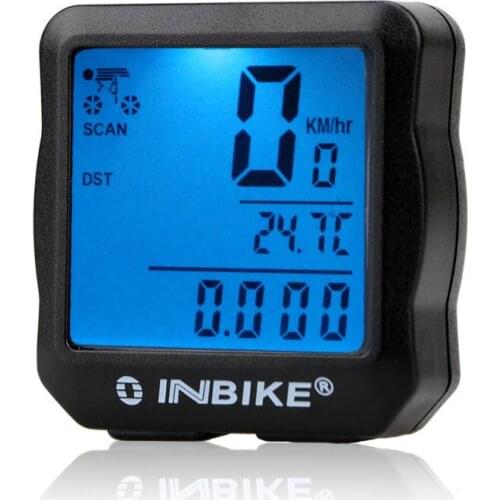 Bike Computer Wired Cycling Bicycle Computer Rainproof Waterproof Bicycle Speedometer Odometer LCD Display Stopwatch