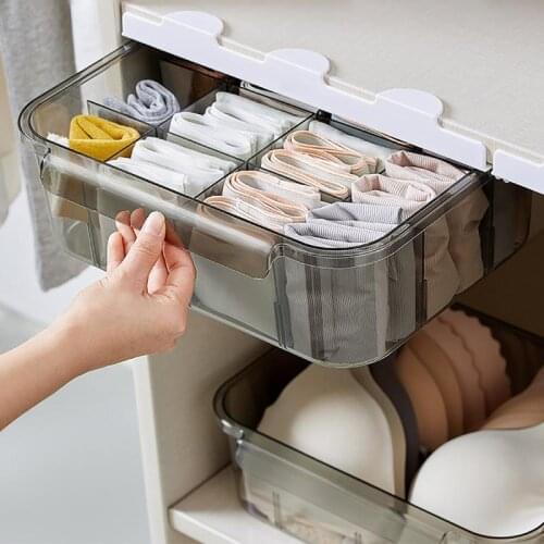 Underwear Bar Socks Storage Box Drawer Type Storage Box Accessories Storage Drawer Household Clothing Storage Organizaer Bedroom