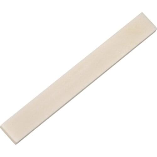 2021 Top Acoustic Guitar Bone Nut Saddle Blanks Guitar Natural Buffallo Bone Nut Blank