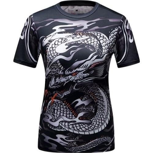 Custom Polyster Spandex Full Printed Women Shirts Sublimation Short Sleeve Clothes