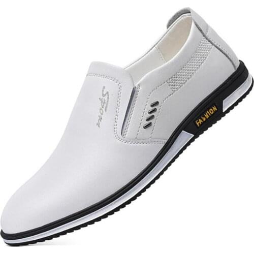 ZMANRPING Mens Leather Shoes