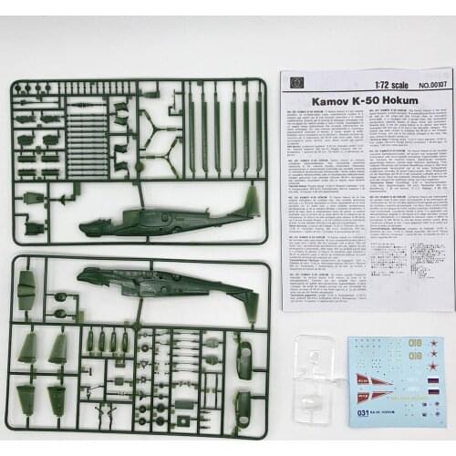 1:72 KA50 Helicopter Model Toy DIY 00107