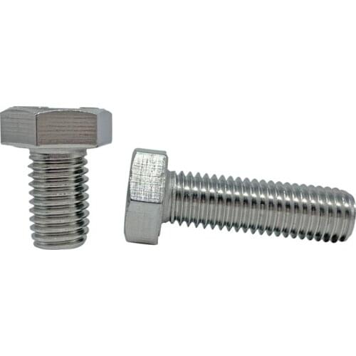 1pcs M16 hexagon screws outer hex machine teeth screw mechanical bolts stainless steel bolt DIN933 25mm-190mm length