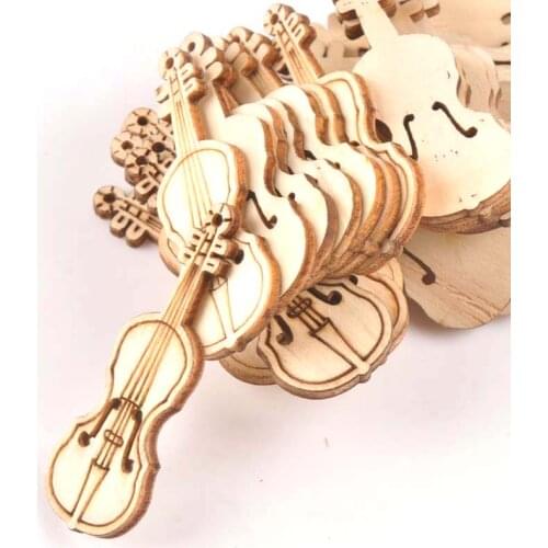 30pcs wholesale high quality scrapbook die cutting Angle wooden Christmas decorations Wood chip Wedding decoration 68*24mm 1135