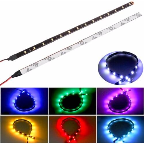 2pcs 30CM 15SMD Car LED Strip Light Auto Styling Interior Decorative Atmosphere Lamp Exterior Modification Ambient Light DRL Bar