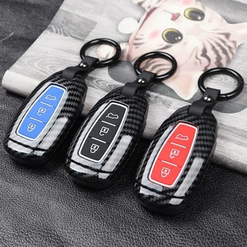 ABS Car Remote Fob Key Case Cover Bag For Hyundai i30 i30N Veloster Palisade Grandeur IG Venue 2017-2019 2020 2021 Accessories