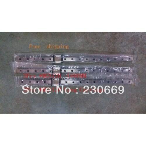 Free shipping for 12mm Linear Guide MGN12 L= 600mm linear motion rail + MGN12H Long linear carriage for CNC X Y Z Axis