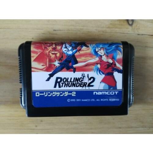 MD Game : ROLLING THUNDER 2 ( Japan Version!! )