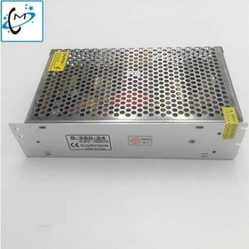 Eco solvent plotter printer Power Supply Light Transformer S-250-24V 10A power supply for Human Allwin Xuli Bemajet printer