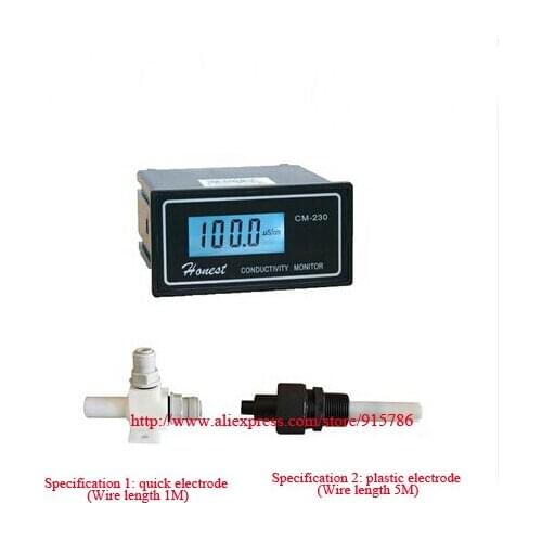 Conductivity Monitor Conductivity meter , electric conductivity rate instrument , 0-2000us/cm Error:2% CM-230