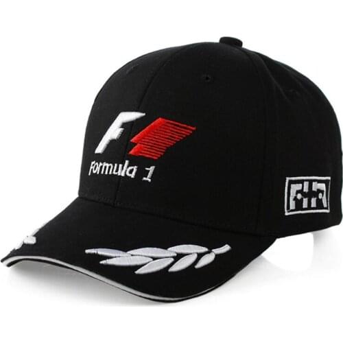 New Embroidery Sports F1 Racing Cap Mens Hat For Fish Outdoor Fashion Line Baseball Cap Long Visor Brim Shade Snapback Sun Hat