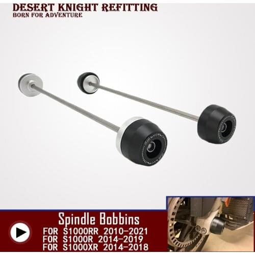 For BMW S1000RR 2010-2021 S1000R S1000XR 2014-2021 F900R F900XR 2020 2021 Front Rear Axle Sliders Wheel Protection