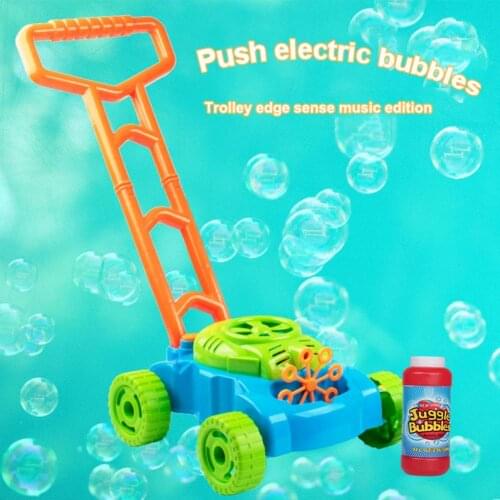 Bubbles Car Automatic Noise Reduction Plastic Early Learning Supplies Bubble Blower Toy Gift for Home Pushing Car Bubble Machine
