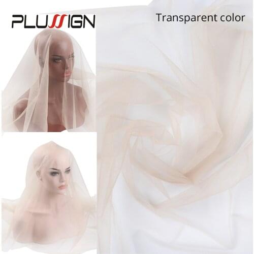 Hairnet Lace For Wig Making 1/4 Yard Dark /Light Brown Skin Tansparent Color For Wig Making Or Ventilating Lace Wig Cap Frontal