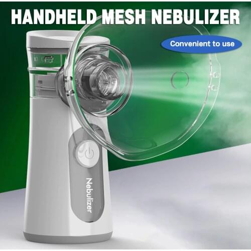 Ultrasonic Nebulizer Handheld Mesh Atomizer Portable Nebulizer Machine Breathing Steamer Inhaler Sprayer