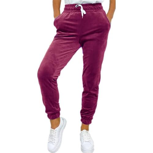 Zagros Women's Velvet Trousers