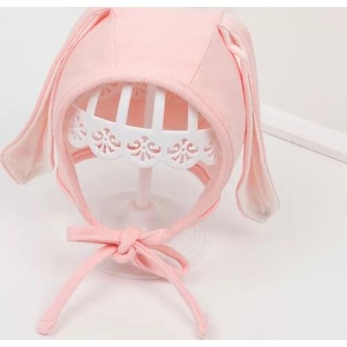 Baby Hat Newborn Baggy Warm Cotton Spring Autumn Newborn Cap Cute Rabbit Ears Hat Princess Hat