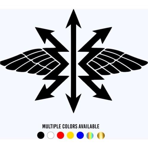 CK2272#21*15cm Signal Corps funny car sticker vinyl decal silver/black car auto stickers for car bumper window car decorations