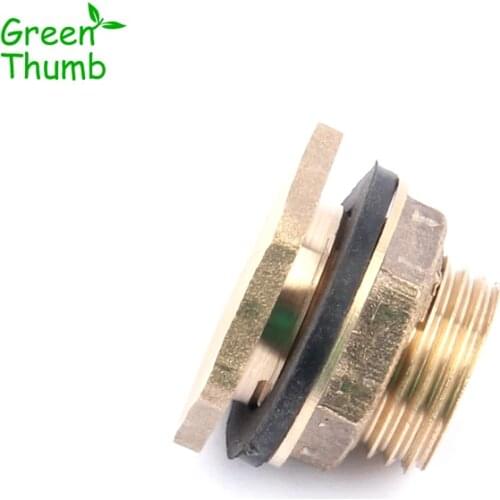 10pcs Green Thumb 1/2 Inch Male Thread Brass Connector Home Garden Water Tank Brass Quick Connector