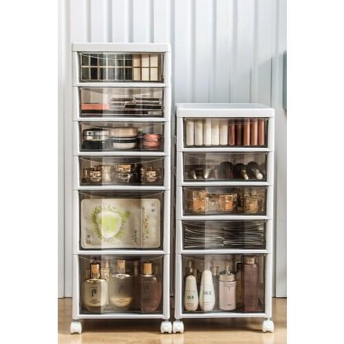 Desk storage box drawer type under the table cosmetics lipstick brush files remote control desk shelf box cabinet