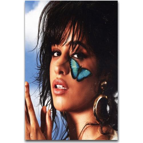 New Camila Cabello Beauty Singer Star-Silk Art Poster Wall Sticker Decoration Gift