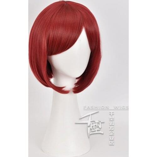 1:1 Danganronpa: Yumeno Himiko Cosplay Wigs Mioda Ibuki Playing Short Colorful Long Straight Hair Halloween Wigs