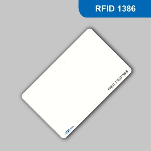RFID ISO PVC Card ,1386 ISO PVC Card 125KHz 26Bit Format 10301 1386LGGMN for access control Free shipping