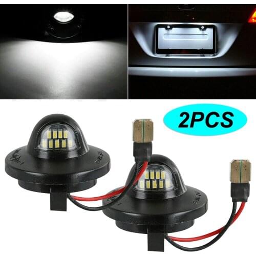 2Pcs LED Car License Plate Lights for Ford F-150 F-250 F-350 Explorer Excursion Ranger Bronco Lincoln 6000K led Car Lamp Bulb