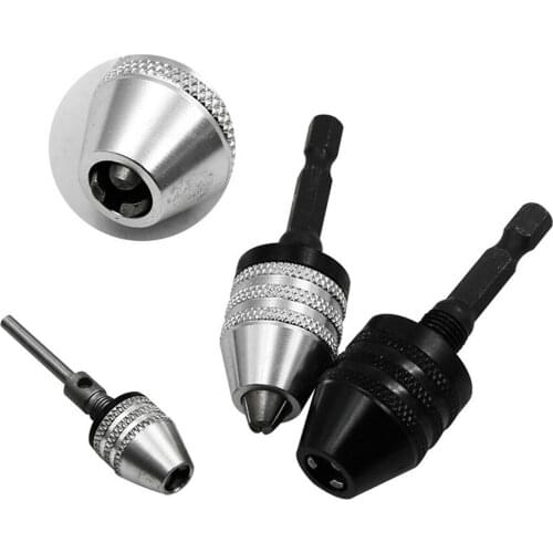 Universal Three-Jaw Bit Drill Chuck Base Adapter Converter Rotary Wrench Electric Screwdriver Tools