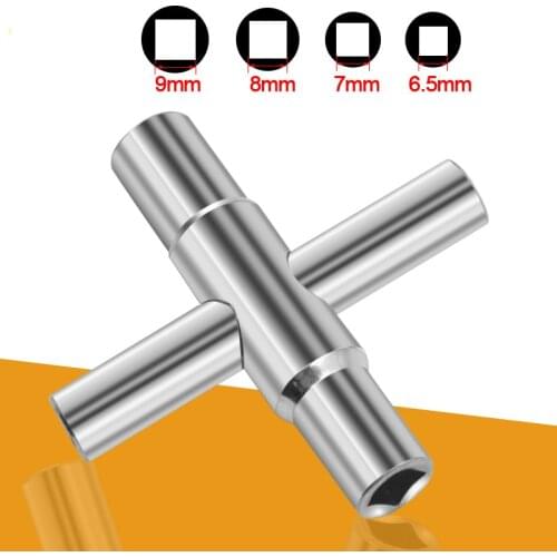 Multifunction 4 Ways Universal Triangle Wrench Key Plumber Keys Triangle For Gas Electric Meter Cabinets Bleed Radiators